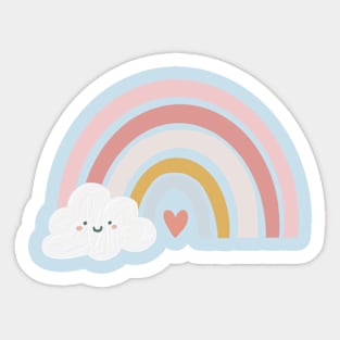 Happy Rainbow Sticker